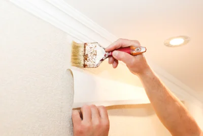 Pose de papier peint à Burnevillers — revêtements muraux et toiles de verre